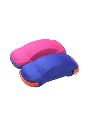 Yumuşak 2'li Paket Çocuk Gözlük Kutusu Düzenleyici Sevimli Çocuk Gözlük Tutucu Silikon Koruyucu Gözlük Çantası B Diğer