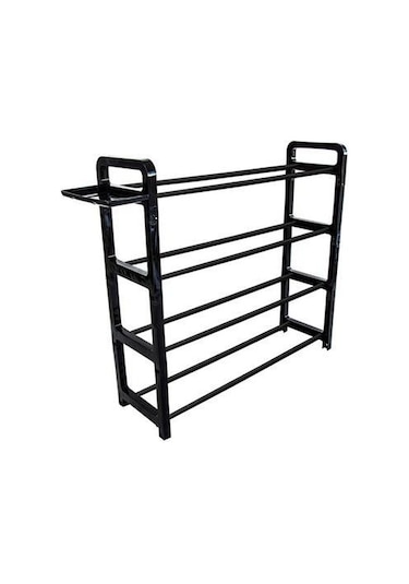 DecoBella 4 Katlı Ayakkabılık Siyah