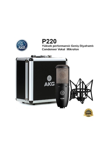 Akg P220 Condenser Vokal Mikrofon