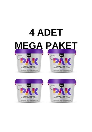 Selsil Pak Genel Amaçlı Mucize Temizleyici 500 Gr X 4 Adet