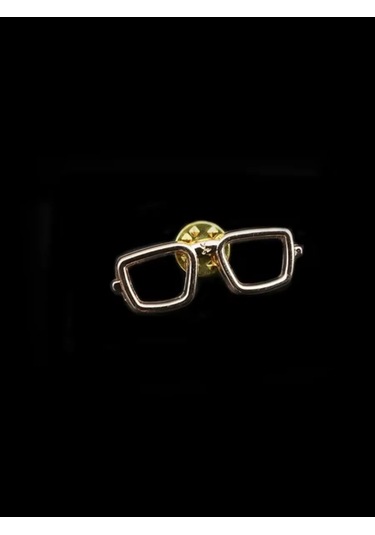 Olfil Mini Broş-gözlük Minimalist Tarz 272153214 Altın Rengi