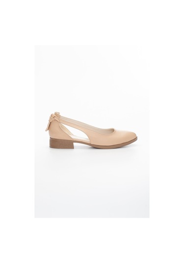 Volpen Cilt Kısa Topuk Ayakkabı Mint Yeşil Ten