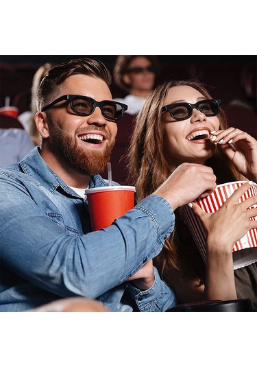 3d Film Özel Polarize Gözlük, Flaşsız Stereo 3d Gözlük