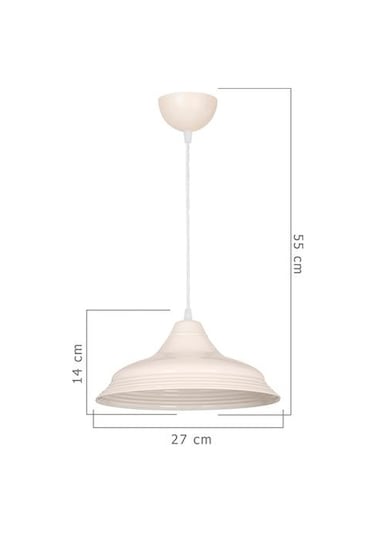 Modelight Lama Metal Sarkıt - Krem Krem