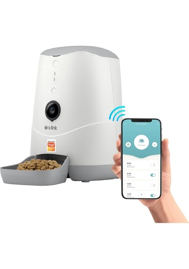 Otomatik 1080p Kameralı Mama Kabı Uzaktan Wifi Kontrollü