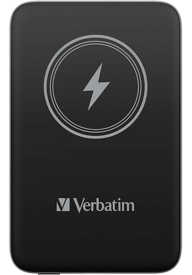 Verbatim MCP-10BK 10000 mAh USB-C 15 WManyetik Wireless Powerbank Siyah