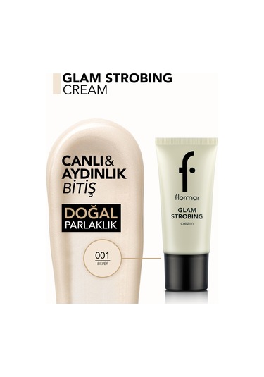 Flormar Glam Strobing Aydınlatıcı Makyaj Bazı 001 Silver
