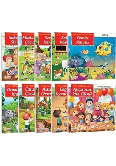 Altın Değerler Dizisi 10 Kitap Set