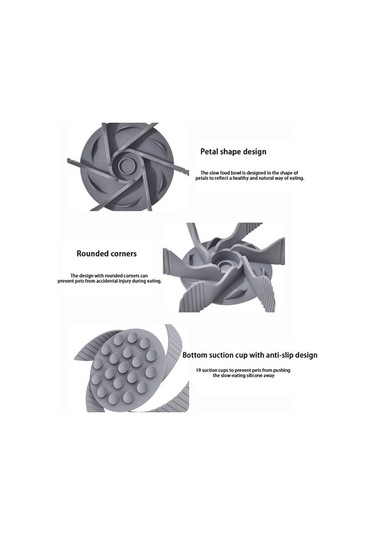 Dm Yavaş Besleyici Köpek Maması Kasesi - Anti-hızlı Yeme Aksesuarı