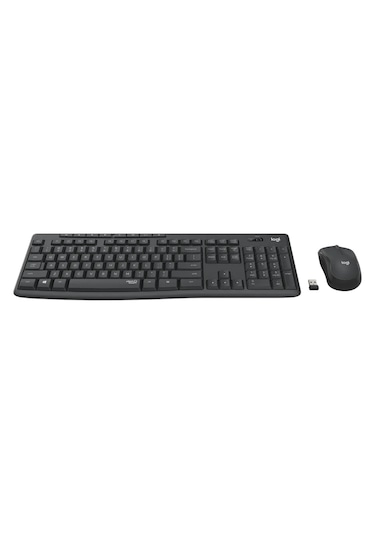 Logıtech Mk295 Siyah, 920-009804, Kablosuz, Türkçe Q, Klavye Mouse Set Lazer