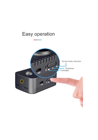 Taşınabilir Md29 Mini Kamera, 1080p Hd Geniş Açılı Lens,