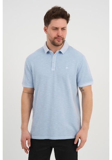Alexander Gardi Alexandergardı Polo Yaka T-shirt 066413 Mavi