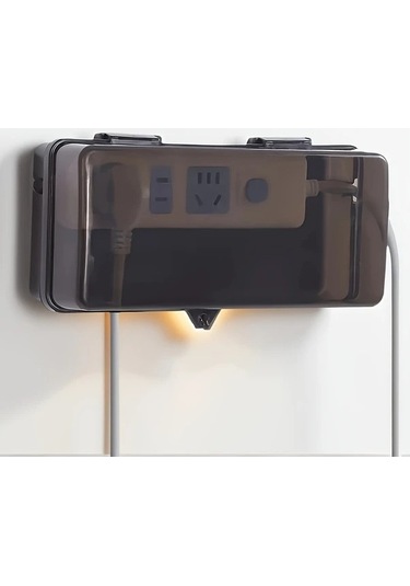 Fastbuy Siyah Plastik Su Gecirmez Abs Recine Elektrik Kutusu 6 Gözlu Tasarım