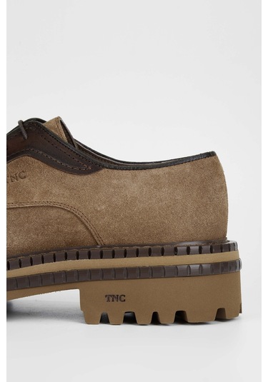 Tamer Tanca Erkek Hakiki Deri Casual Ayakkabı 537 3248 Erk Ayk Sk23/24 Tutun Suet/ant Bej