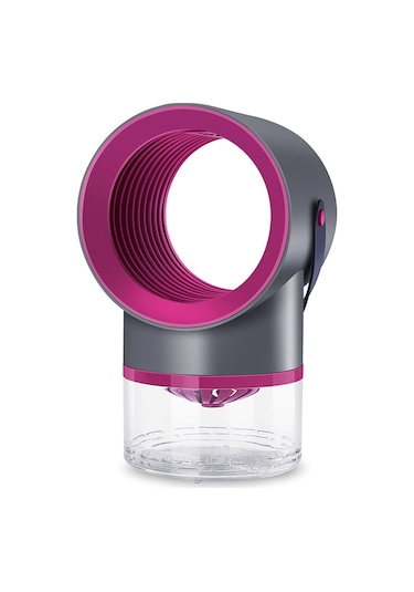 Shineyee Usb Şarjlı Evcil Sinek Ve Komar Yakalama Lambası - 360 Işık Dalgalı, Gürültüsüz, Güçlü Vortex Teknolojisi - Koyu Gri