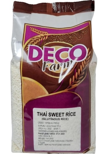 Deco Farm Yapışkan Pirinç 1 KG