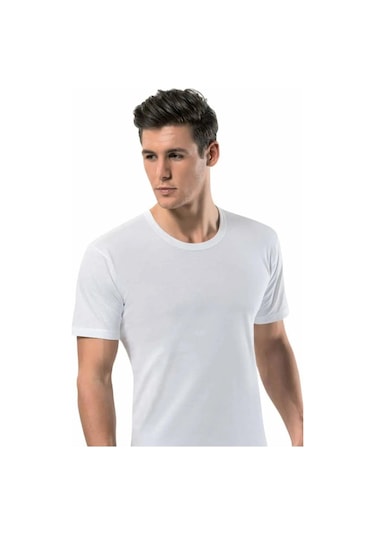 Erdem Erkek Bisiklet Yaka Pamuklu Kısa Kol Fanila Atlet 1150 - 3 Adet 001