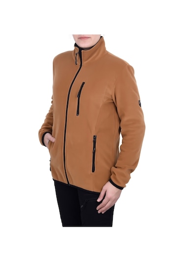 Ghassy Co.Kadın Polar Tam Fermuarlı Sweatshirt 9 Renk