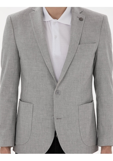 Pierre Cardin Erkek Gri Ceket 50302432-vr024 Gri