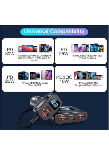 Lencent Car Fm Transmıtter Bluetooth Car Fm Transmitter Bluetooth Car Mp3 Player Wireless Radio Adapter Kit