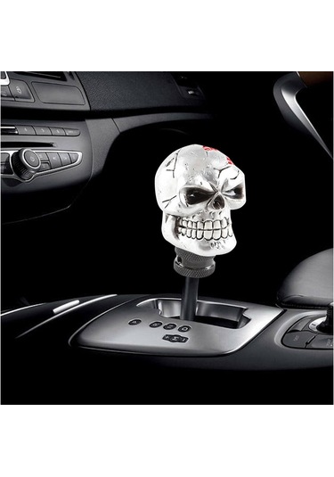 Suntek Manuel Kafatası Vites Değiştirme Topuzu Gümüş