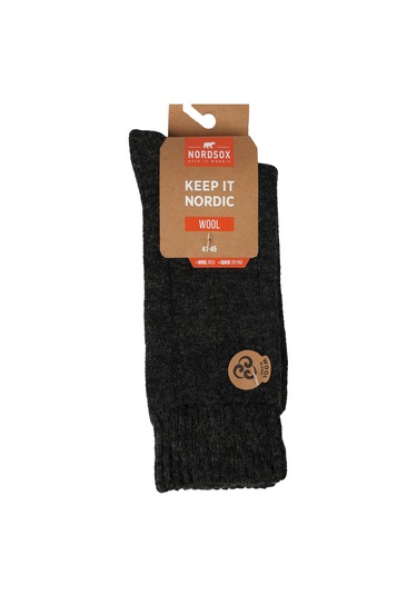 Bolero E99 Erkek Yün Havlu Lambswool Çorap Antrasit Gri