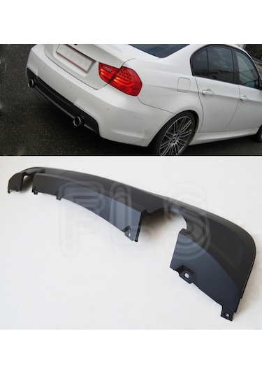 BMW E90 2005-2009 PLASTİK BOYASIZ 3.30 ARKA DİFÜZÖR