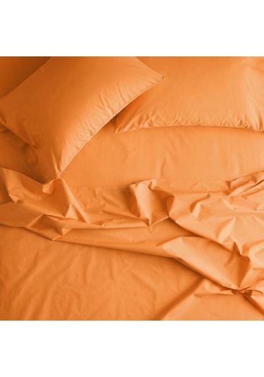 Prime Sleeks %100 Pamuk Yastık Kılıfı 2 Adet - Turuncu - 50x70cm Turuncu