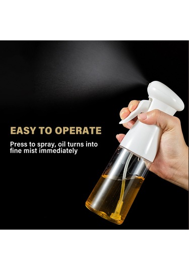 Vkemall Cam Yağ Sprey Şişesi Mangal Pişirme Yağı Zeytinyağı Kontrol Tenceresi Mutfak Plastik Hava Basınçlı Yağ Sprey Tenceresi Sprey Şişesi İki Yağ Sprey Şişesi Plastik Siyah