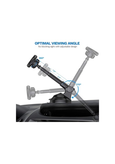 Evrensel Güçlü Manyetik Cazibe Araç Telefonu Montajı İphone Uyumlu Samsung Uyumlu Huawei Vb İçin Ayarlanabilir Manyetik Montaj Araç Tutucu