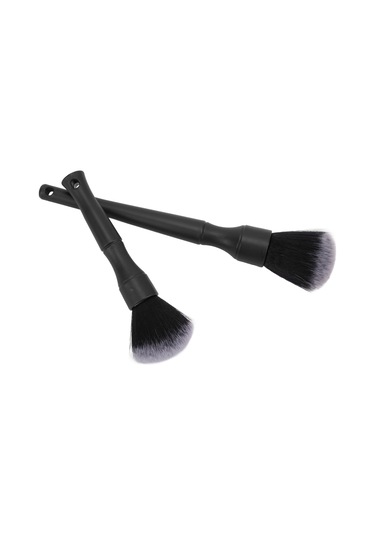 Moveevo 2 Adet Otomobil Detay Fırçası - İç Ve Dış Temizliği, Boşluklar Ve Zarf Noktaları İçin Dayanıklı Nilon Fiber + Abs Malzeme