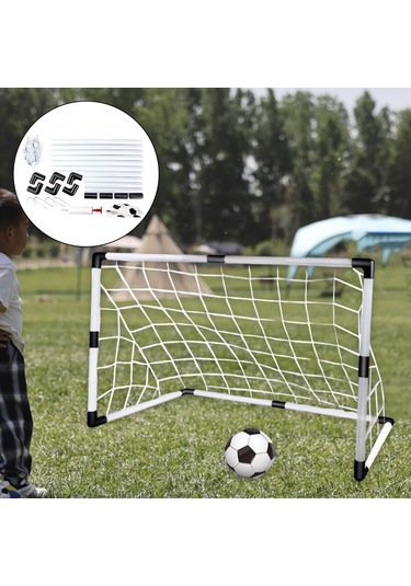 Homyl Çocuklar Için Arka Bahçe Futbol Kalesi Seti Yetişkinler Çok