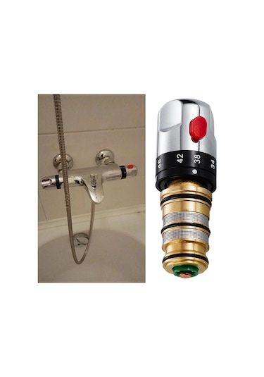 Suntek Termostatik Kartuşlu Vana Kurulumu Kolay Su Sıcaklığı