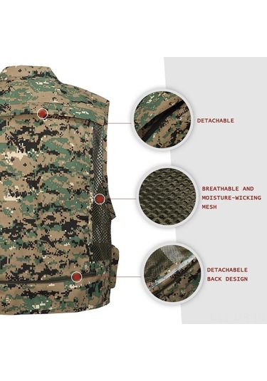 Artfulabode Yeşili Yeşil Yeleği Yeleği Yaz Ordu Kuruyan Koyu Hızlı Fotoğrafçılığı Çok Cepli Ceket Bel Balıkçılık Ağ Zj Koyu Yeşil