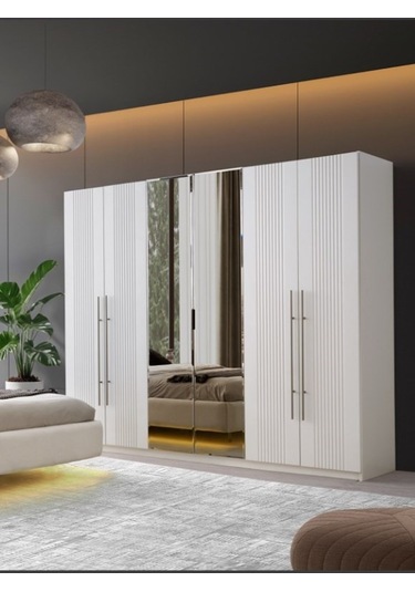 İstanbul Mdf 6 Kapılı Dolap Aytaşı