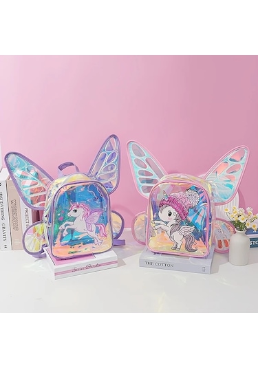 Wangxi 1 Adet Sevimli Ejderha Mini Sırt Çantası Küçük Mor Tek Boynuzlu At Büyük Kelebek Kanatları Şeffaf Tpu Ayarlanabilir Askı Fermuar Kapatma Hafif Kolej İçin Doğum Günü Hediyesi Altın Wangxi 1 Adet Sevimli Ejderha Mini Sırt Çantası Küçük Mor Tek Boynuzlu At Büyük Kelebek Kanatları Şeffaf Tpu Ayarlanabilir Askı Fermuar Kapatma Hafif Kolej İçin Doğum Günü Hediyesi Altın