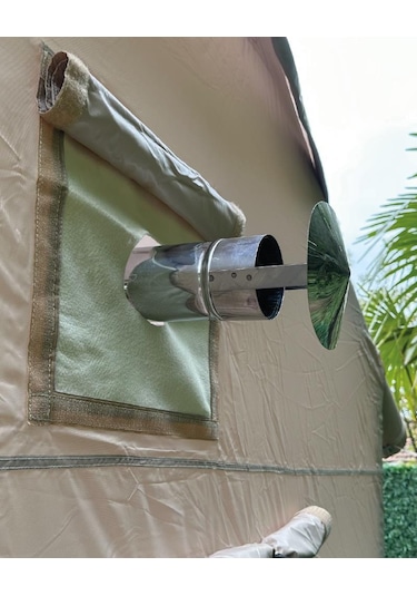Campout Şişme Çadır Krem