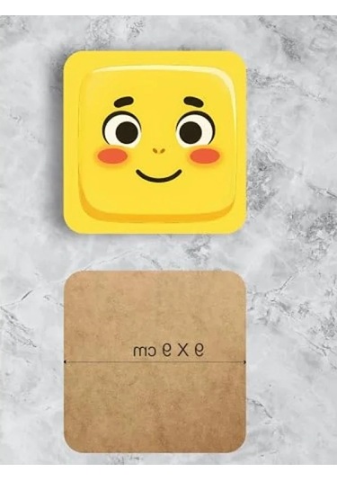 Ahşap Baskılı Pokemon Temalı 4'lü Bardak Altlığı Seti 9x9 Cm 1