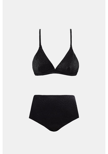 Bali Siyah Dolgusuz Toparlayıcı Bikini Takım Siyah Bali Siyah Dolgusuz Toparlayıcı Bikini Takım Siyah