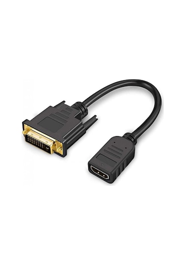 Dvı -d 24+1 Erkek To Hdmı Dişi Çevirici Video Kablo 30 Cm