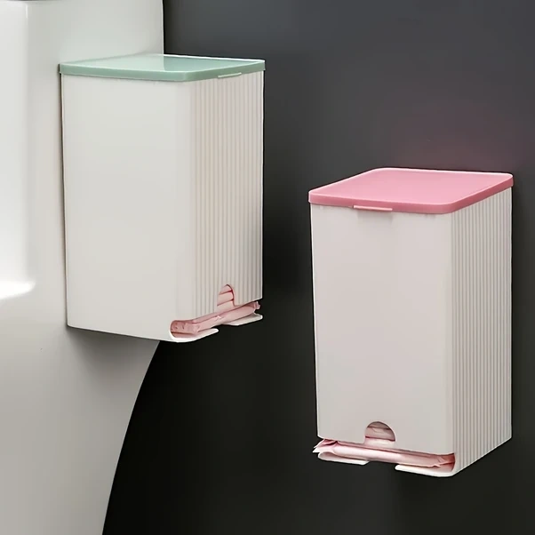 Sunshine011 Yeşil Duvar Askılı Banyo Depolama Organizer - Dayanıklı Plastik Raf, Kolay Montaj Yeşil