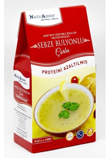NutrAmor Glutensiz Sebze Bulyonlu Çorba 80 G