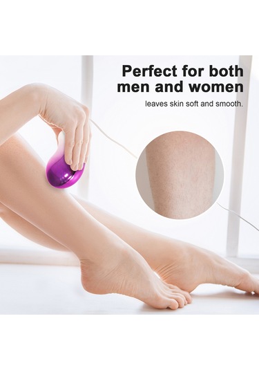 Moveevo Degrade Buzlu Cam Tüy Alma Cihazı Tam Vücut Ağrısız Tüy Alma Bayan Tüy Alma Cihazı Mavi