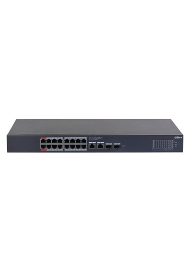 Dahua Cs4220-16gt-240 16 Port 16xge-2xge-2xge/sfp Bulut Yönetilebilir 240w Poe Switch