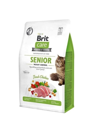 Brit Care Tavuklu Tahılsız Yaşlı Kedi Maması 2 KG