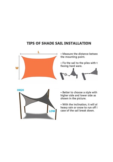 Açık Bahçe Yüzme Havuzu Güneş Tente Güneşlik Yelken Yağmur Su Geçirmez Gölgelik, Boyut: 2m X 1.8m Bej Çok Renkli