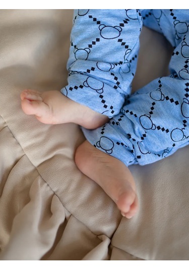 Mini Pakel Şık Şapkalı Bebek Takımı 473571025 Açık Mavi