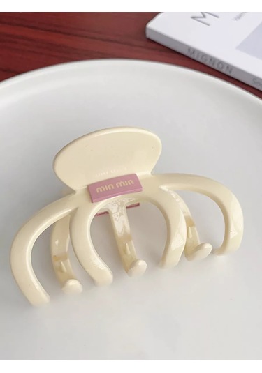 Symbol Saç Tokası Büyük Krab Büyük Saç Tokası Krab 248809570 Beyaz