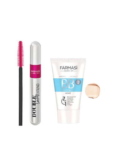 Farmasi Double Lash Extend Çift Etkili Maskara Ve 01 Bb Krem