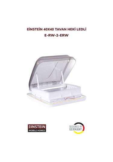 Einstein 40 X 40 Tavan Heki Ledli Sineklik Güneşlik Dahil Yatek Beyaz